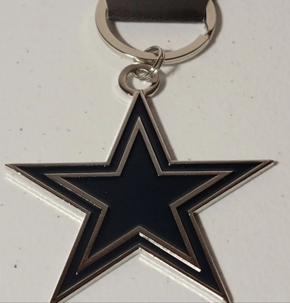 DALLAS COWBOYS HIGH QUALITY LARGE METAL KEY CHAIN REPRESENT